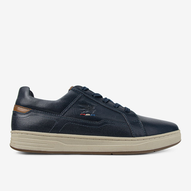 Zapatilla De Cuero Azul 1UIR001
