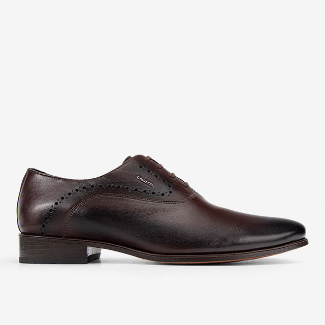 Zapato De Vestir Elegante Café # 1 1VEV003