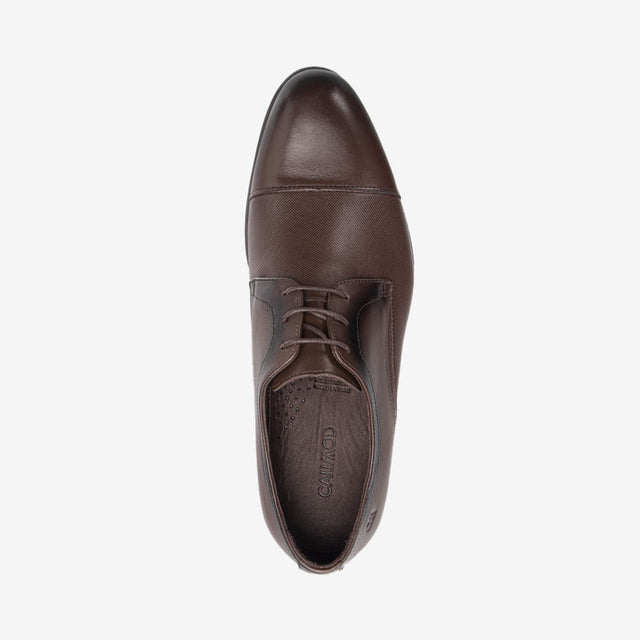 Zapato De Vestir Marron 1VFD006