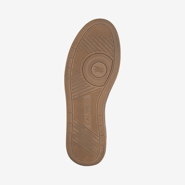 Zapatilla De Cuero Negro 1UIS001
