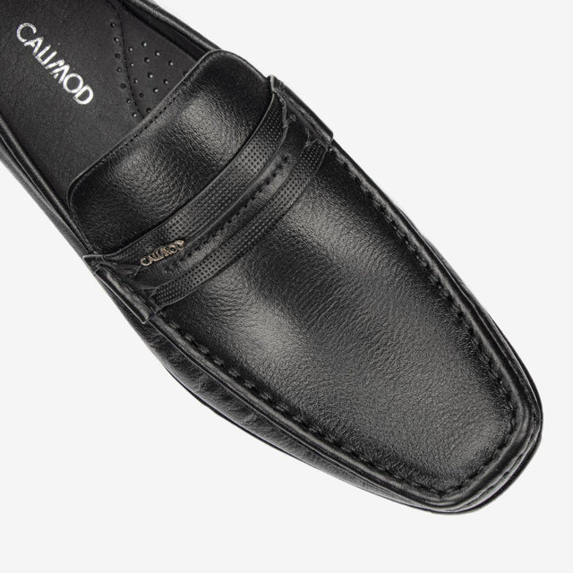 Mocasín De Vestir Negro 1VAV002