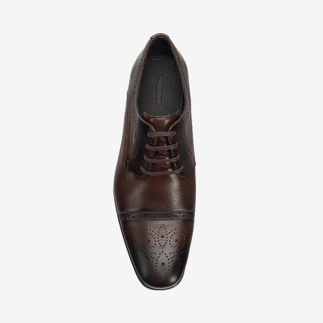 Zapato De Vestir Café 1VEV002