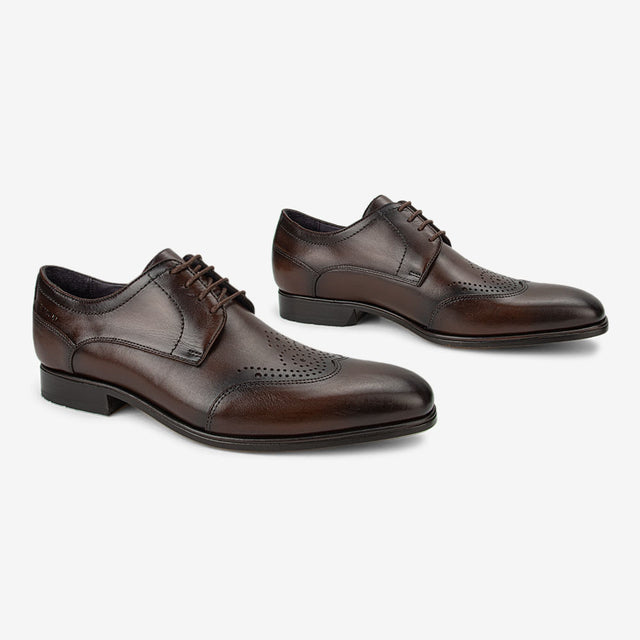 Zapatos Hombre Caoba #2 1VK9001