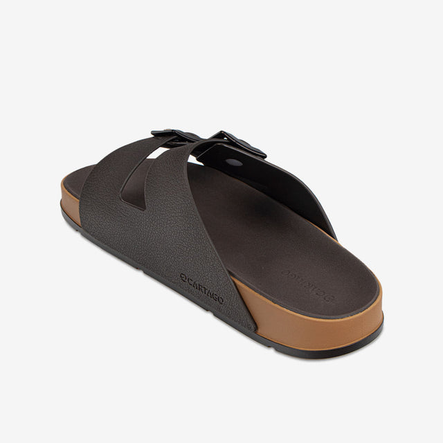 Sandalia Slider Marron/Camel 2GCF01