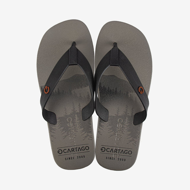Sandalia Flip Flop Plomo/Negro 2GCH40