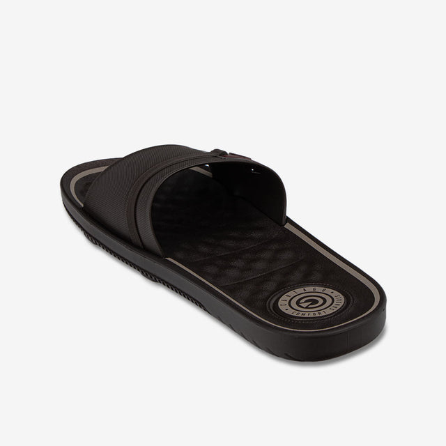 Sandalia Slider Marron/Beige 2GCI93