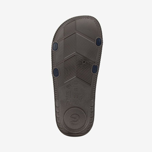Sandalia Slider Marron/Azul 2GCI93