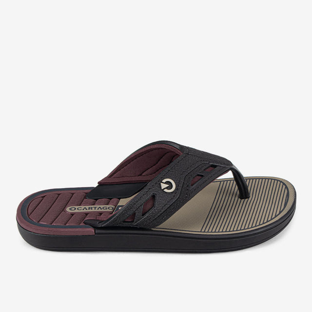 Sandalia De Caballeros Bordo/Beige 2GCJ16