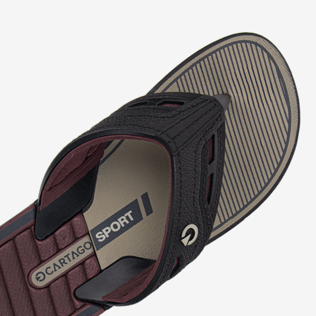Sandalia De Caballeros Bordo/Beige 2GCJ16