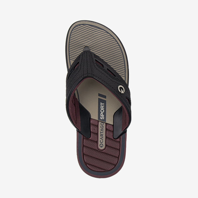Sandalia De Caballeros Bordo/Beige 2GCJ16