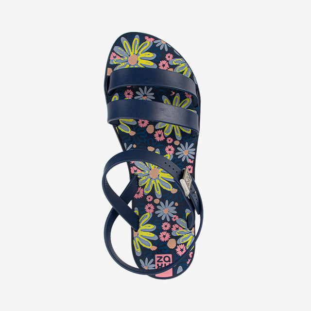 Sandalia Flat Mujer Azul 2GZA98