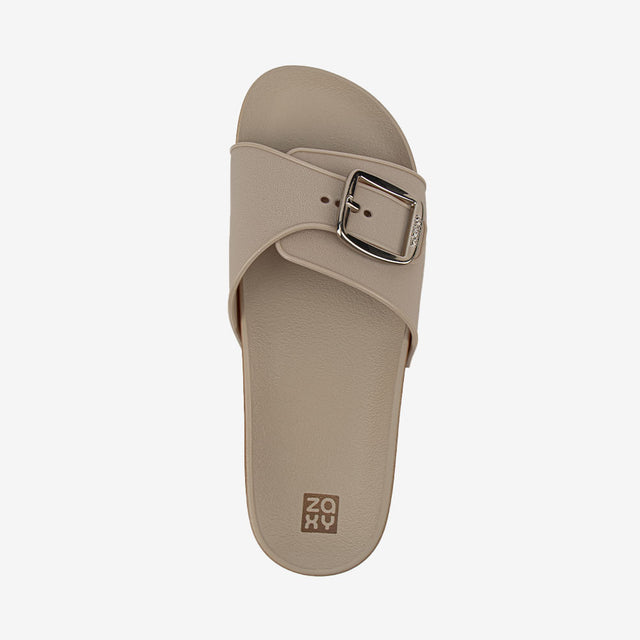 Sandalia Flat Mujer Beige 2GZC14