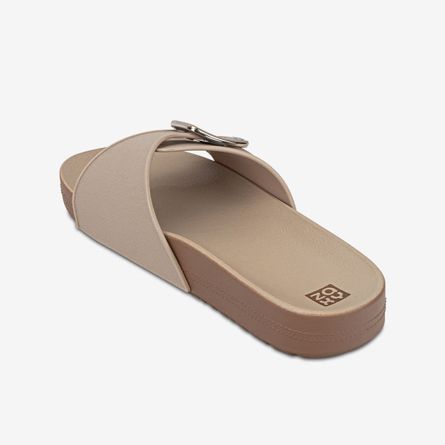 Sandalia Flat Mujer Beige 2GZC14