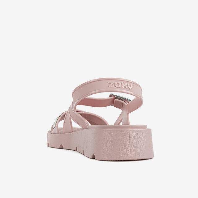 Sandalia Flat Mujer Rosa 2GZC58