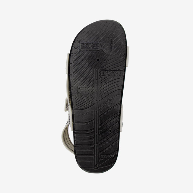 Sandalia Slider Hueso/Negro 2GZD19