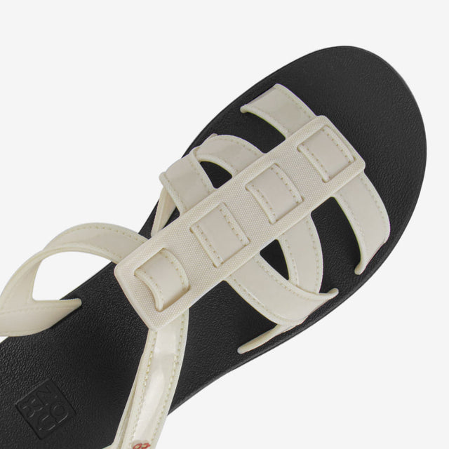 Sandalia Casual Negro/Hueso 2GZD30