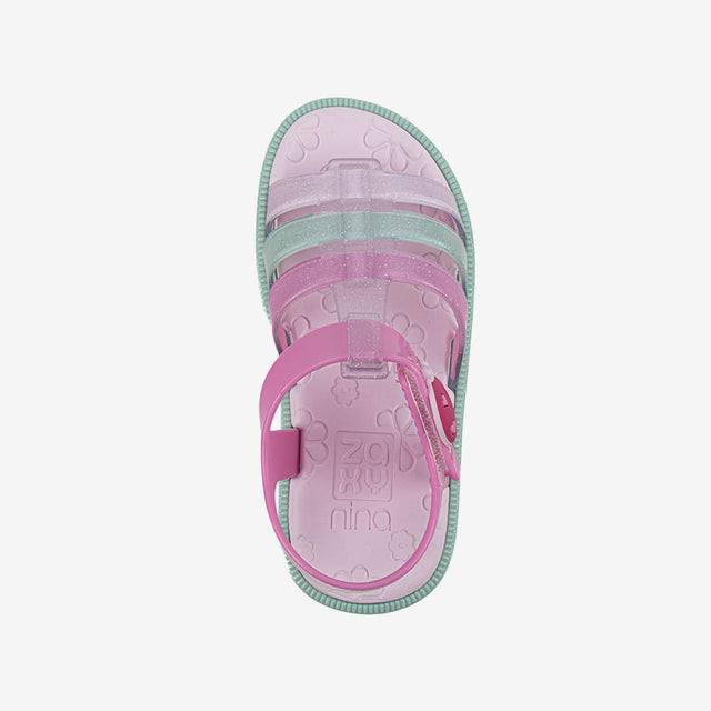 Sandalia Flats Rosa/Verde 2GZD61