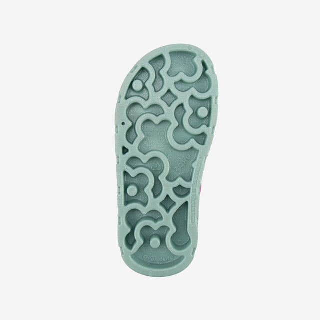 Sandalia Flats Rosa/Verde 2GZD61
