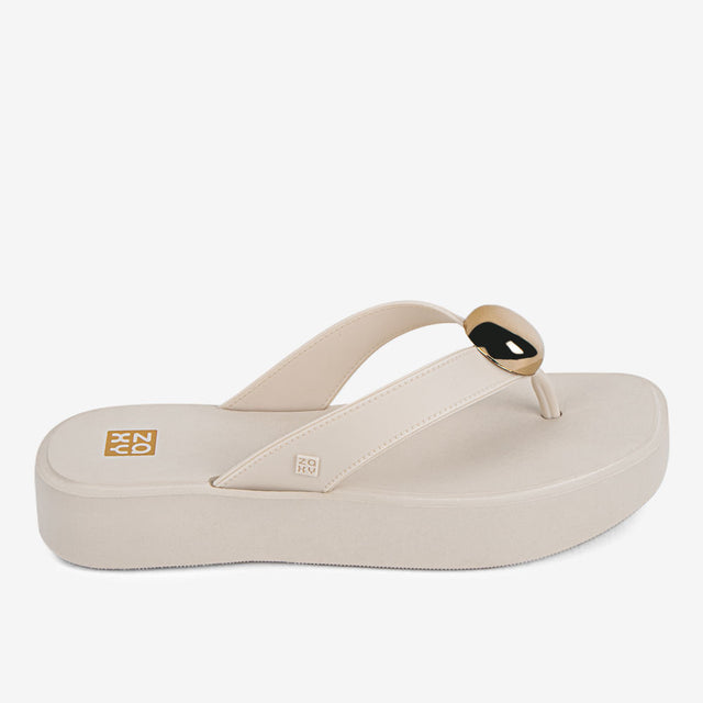 Sandalia Flip Flop Hueso 2GZE17