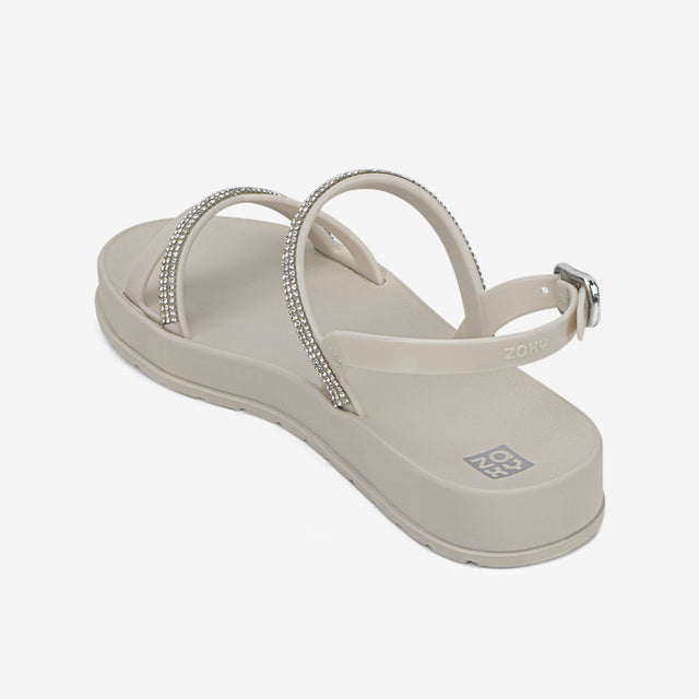 Sandalia Flats Crema 2GZE18