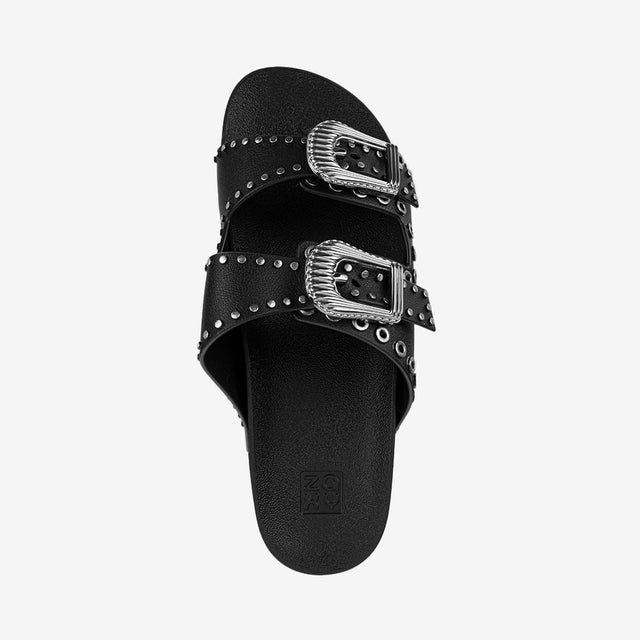 Sandalia Flat Mujer Negro 2GZE69