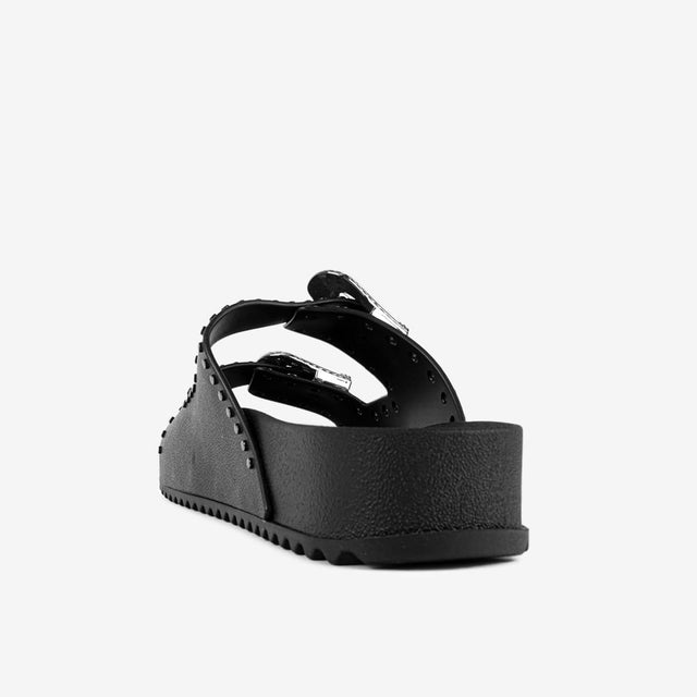 Sandalia Flat Mujer Negro 2GZE69