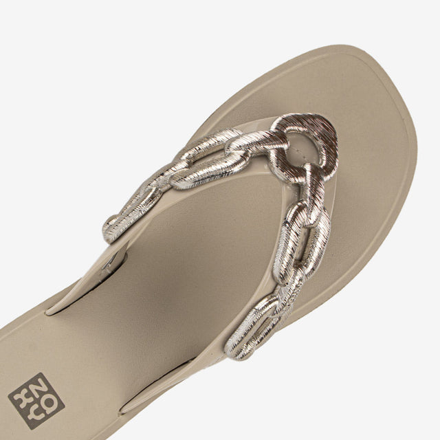 Sandalia Flip Flop Beige 2GZH54