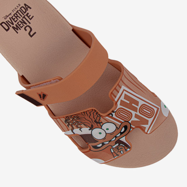 Sandalia Slider Intensamente Beige/Naranja 2IOA96