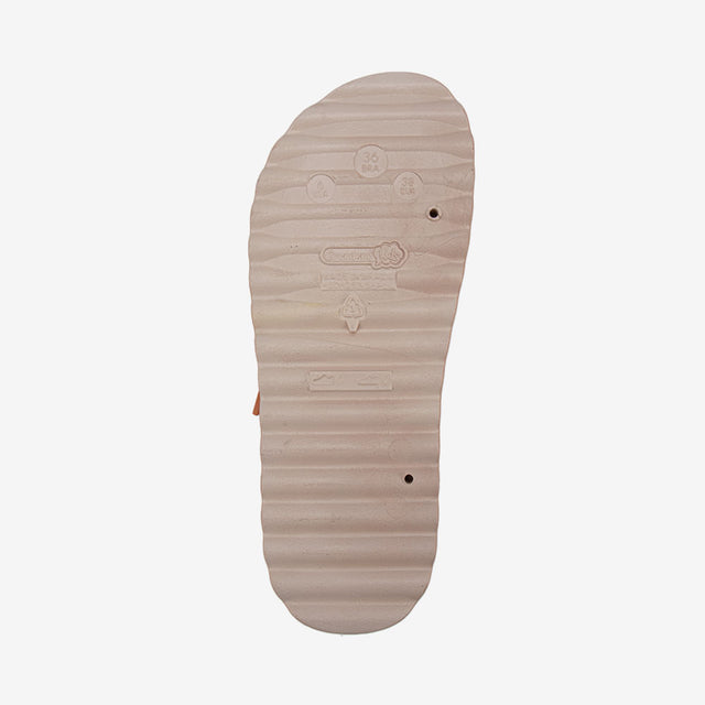 Sandalia Slider Intensamente Beige/Naranja 2IOA96