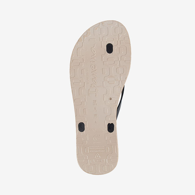 Sandalia Flip Flop Beige/Negro 2IPC39