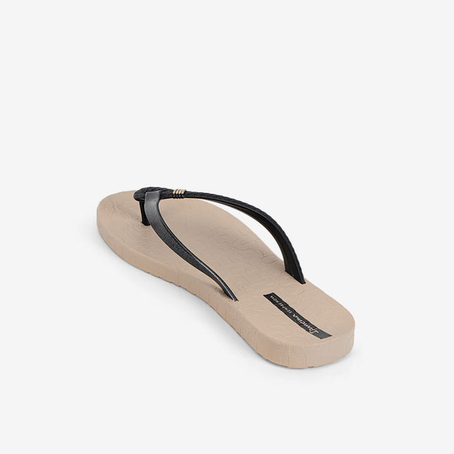 Sandalia Flip Flop Beige/Negro 2IPC39
