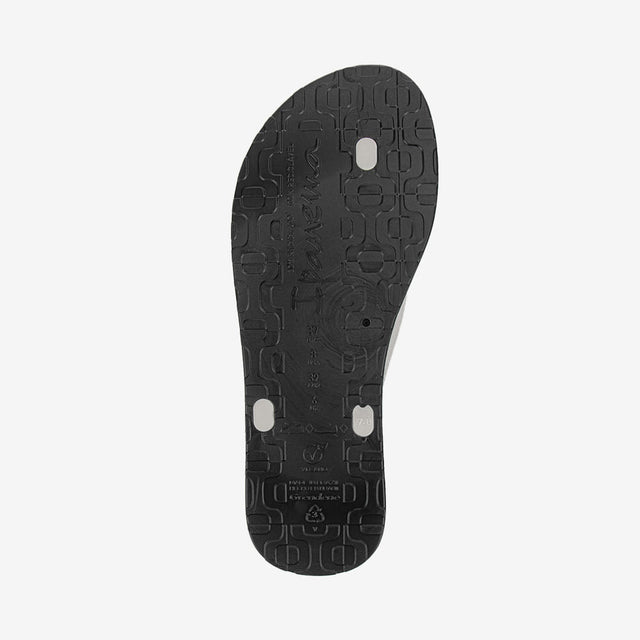 Sandalia Flip Flop Negro Hueso 2IPC39