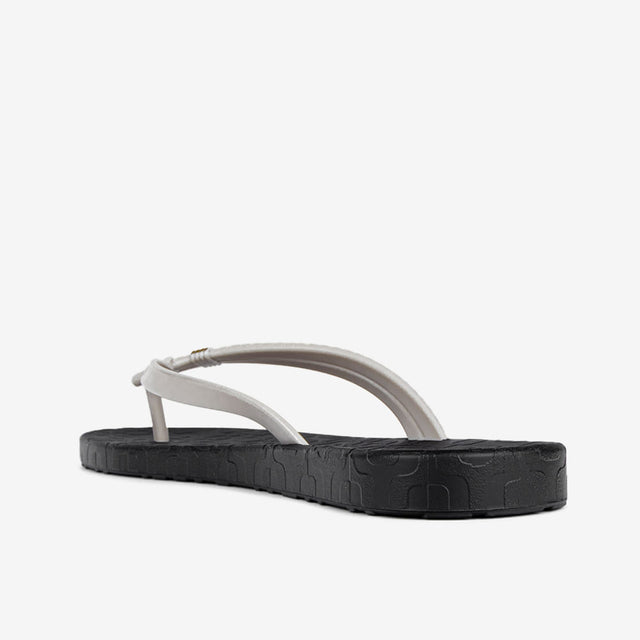 Sandalia Flip Flop Negro Hueso 2IPC39