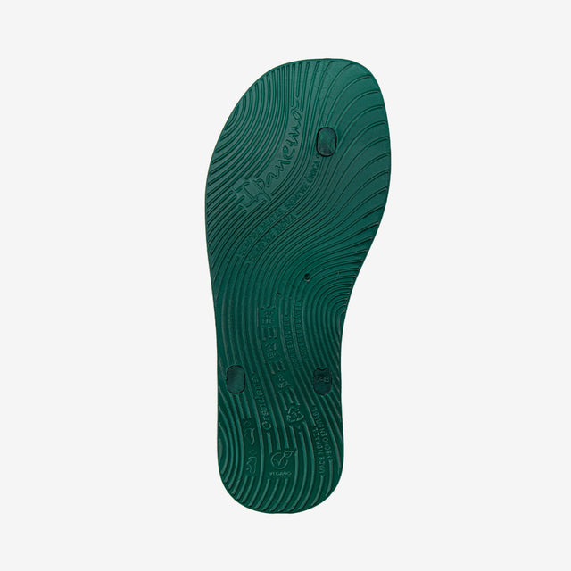 Sandalia Flip Flop Verde Metalizado 2IPE02