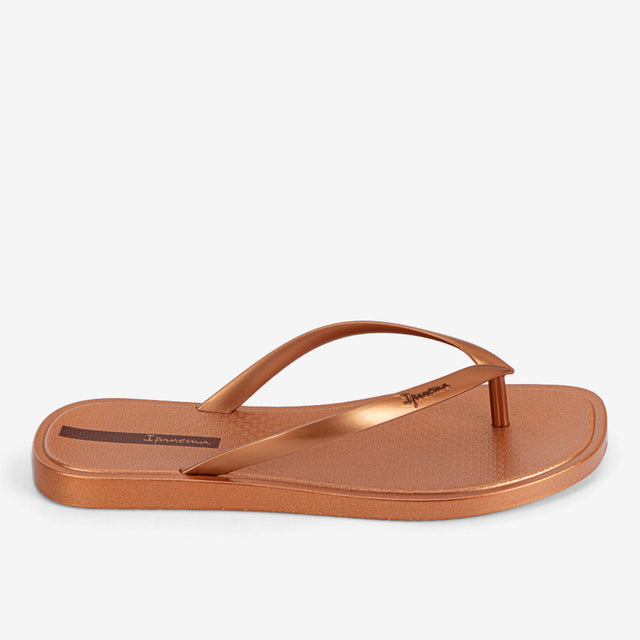 Sandalia Flip Flop Bronce Metalizado 2IPE02