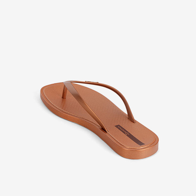 Sandalia Flip Flop Bronce Metalizado 2IPE02