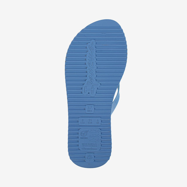 Sandalia Flip Flop De Mujer Verde Agua 2IPF14