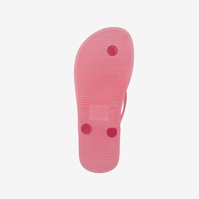 Sandalia Flip Flop De Niña Rosado 2IPH22