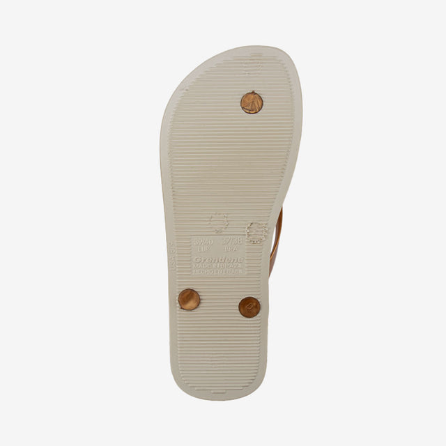 Sandalia Flip Flop De Mujer Beige/Bronce 2IPH32