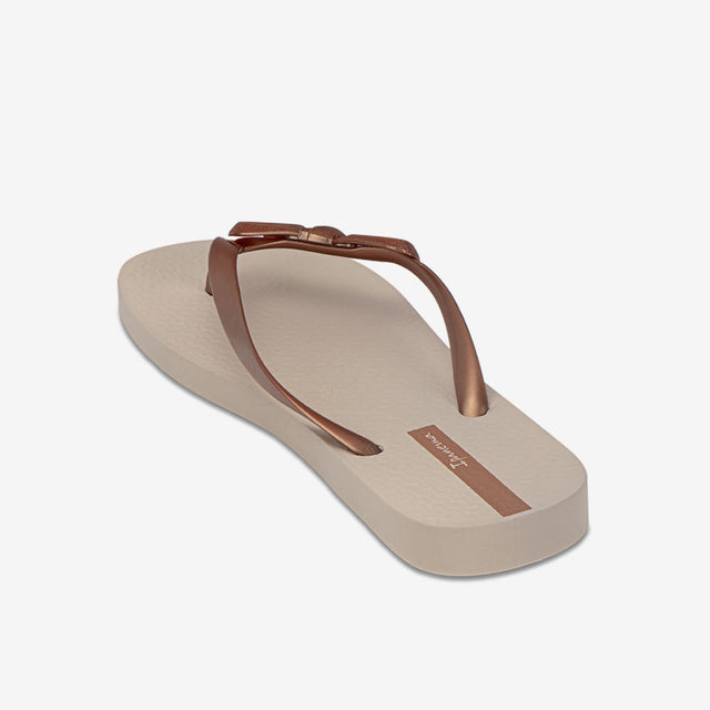 Sandalia Flip Flop De Mujer Beige/Bronce 2IPH32