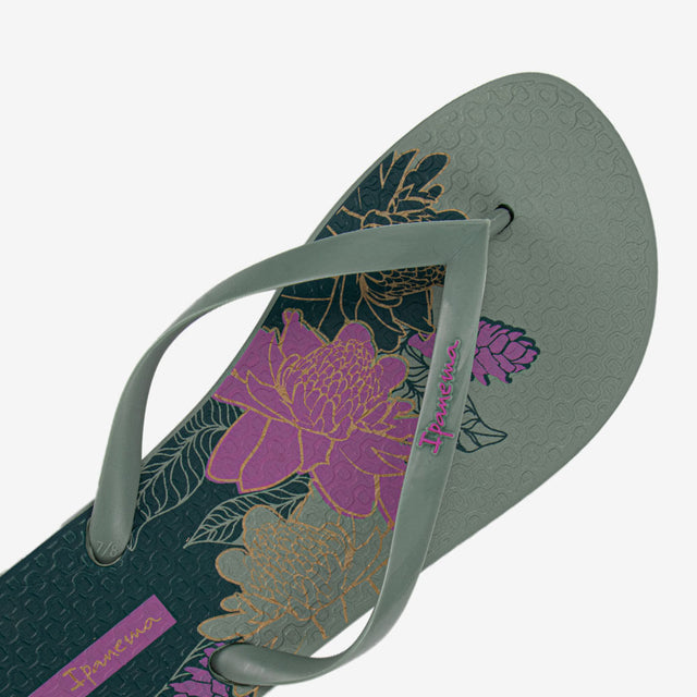 Sandalia Flip Flop De Mujer Verde 2IPK36