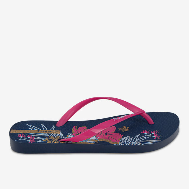 Sandalia Flip Flop De Mujer Azul/Rosado 2IPK36