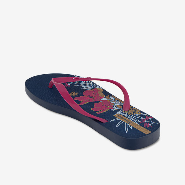 Sandalia Flip Flop De Mujer Azul/Rosado 2IPK36