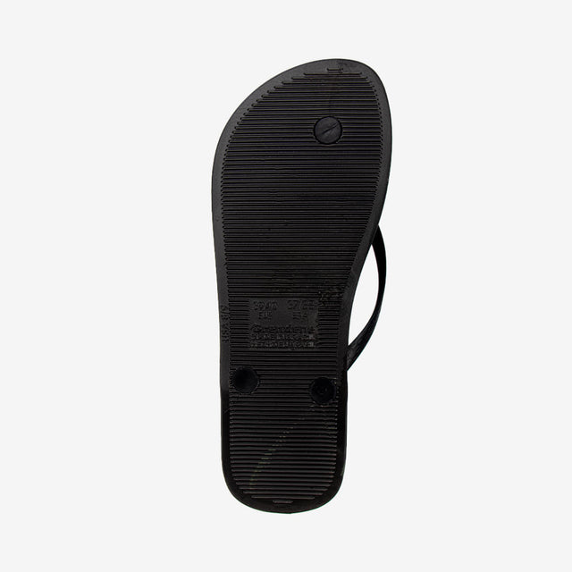 Sandalia Flip Flop De Mujer Negro/Verde 2IPM21