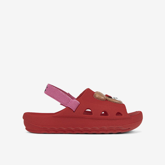 Sandalia Flats Minnie Rojo/Bronce 2MMD93