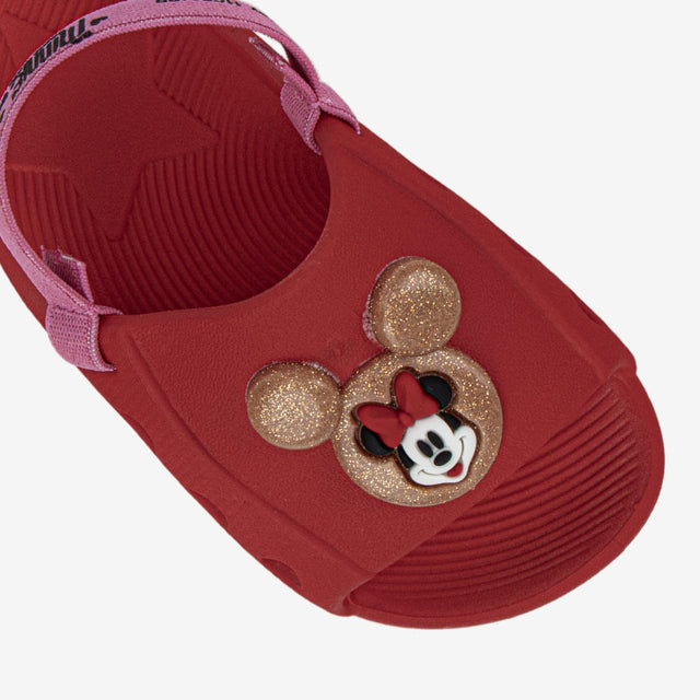 Sandalia Flats Minnie Rojo/Bronce 2MMD93