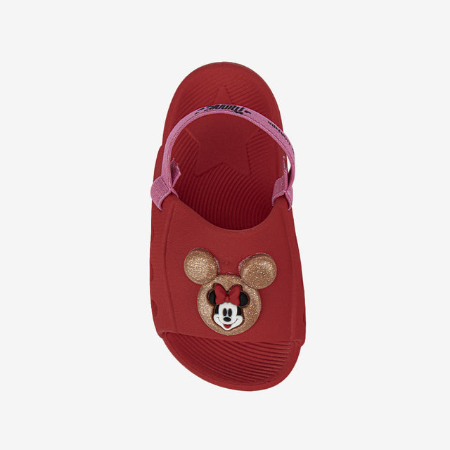 Sandalia Flats Minnie Rojo/Bronce 2MMD93