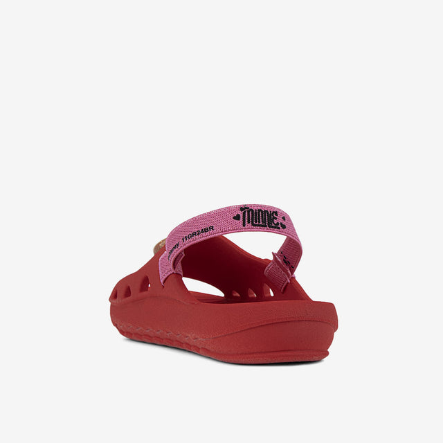 Sandalia Flats Minnie Rojo/Bronce 2MMD93