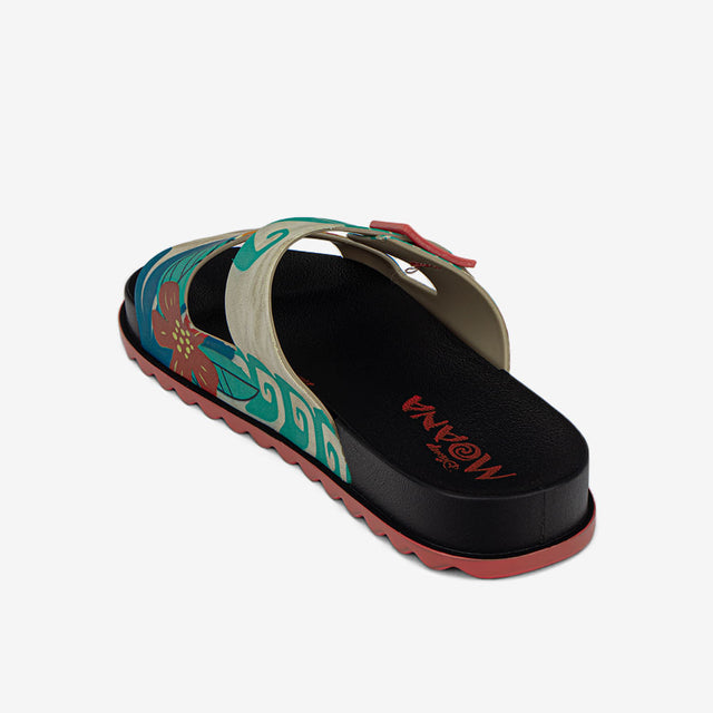 Sandalia Slider Moana Negro/Beige 2MOA30