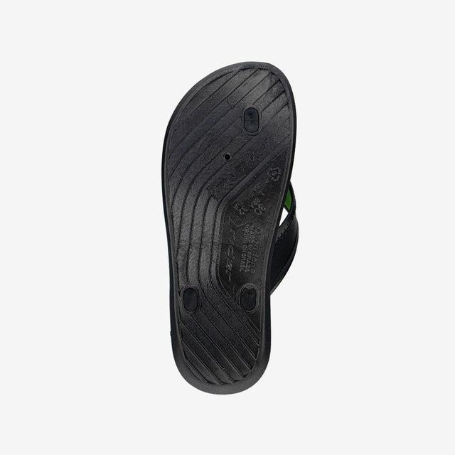 Sandalia Flip Flop Negro/Verde 2RDA33